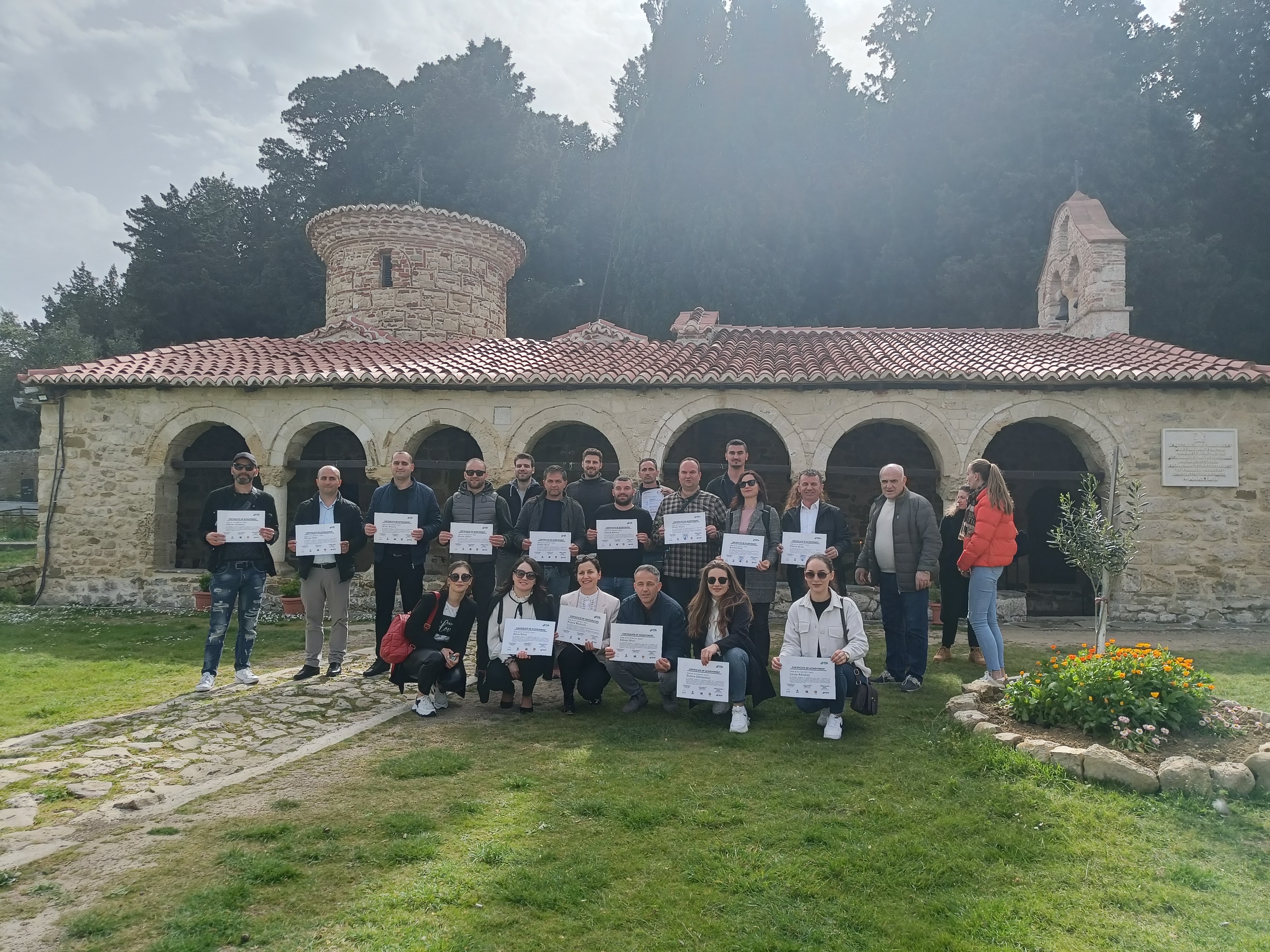 Foto con attestati