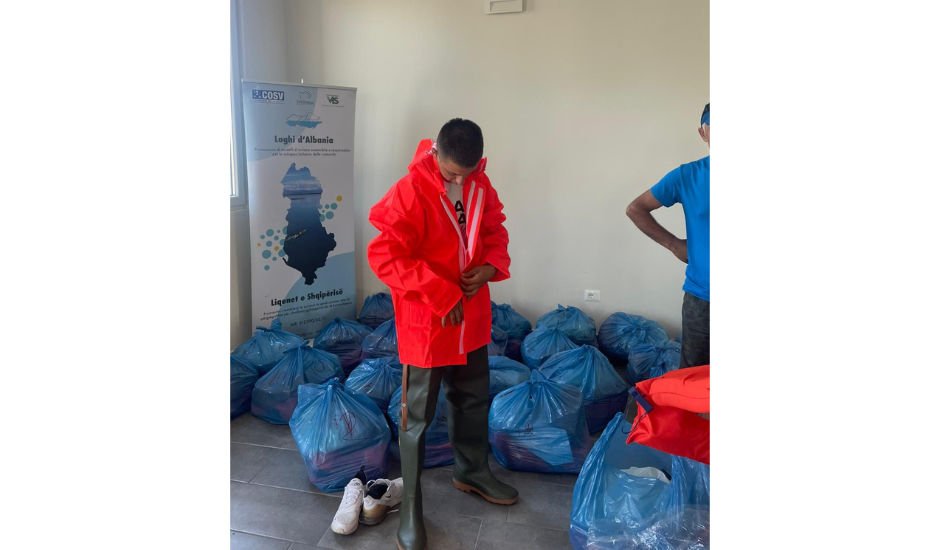 laghi d'albania pescatori materiali prova