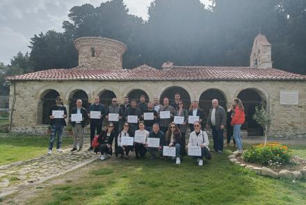 Foto con attestati